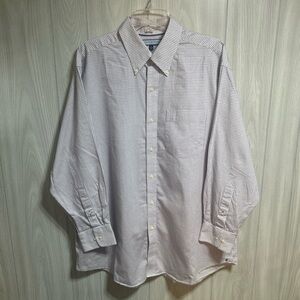 Tommy Hilfiger Small Check Long Sleeve Button Down Shirt Size XL